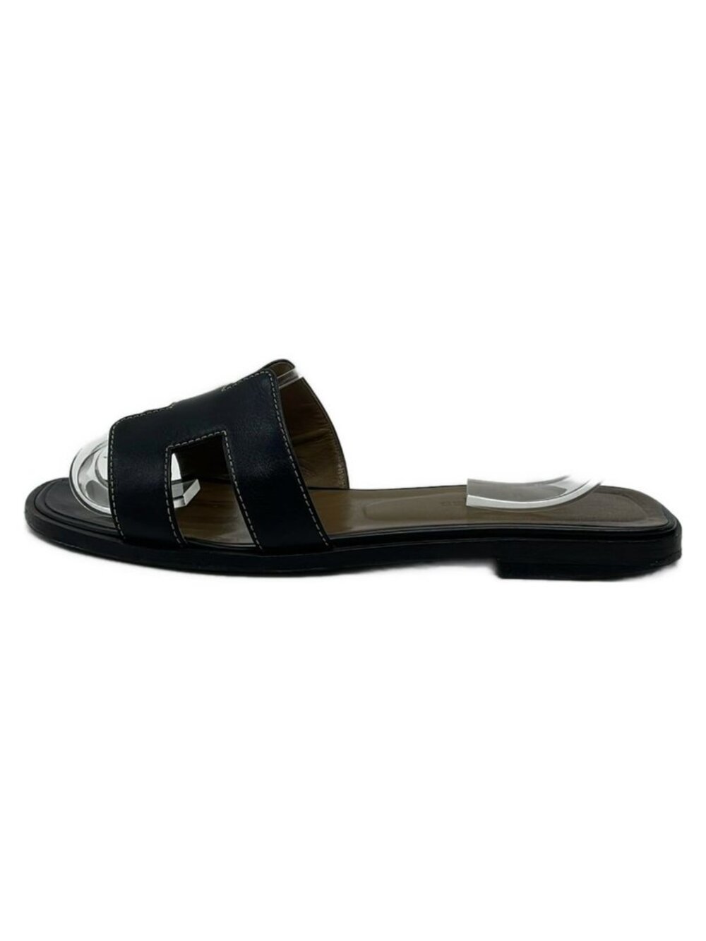 Hermes Mules Oasis Black Leather